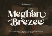 Meghan Breeze Font - Featured Image