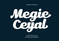Megie Ceyal Font - Featured Image