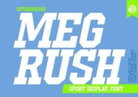 Megrush Font - Featured Image