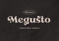 Megusto Font - Featured Image