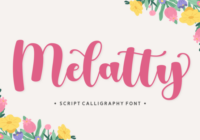 Melatty Font - Featured Image