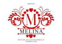 Melina Monogram Font - Featured Image