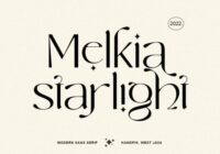 Melkia Starlight Font - Featured Image