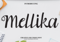 Mellika Font - Featured Image