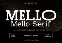Mello Serif Font - Featured Image