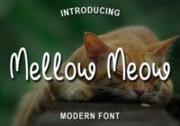 Mellow Meow Font - Featured Image
