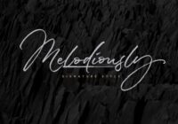 Melodiously Script Font - Featured Image