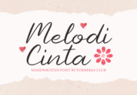 Melody Cinta Font - Featured Image