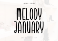 Melody January Font - Featured Image