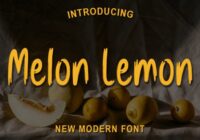 Melon Lemon Font - Featured Image