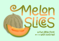 Melon Slices Font - Featured Image