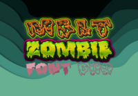 Melt Zombie Duo Font - Featured Image