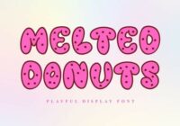 Melted Donuts Font - Featured Image