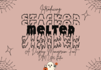 Melted Stacked Monogram Font - Featured Image