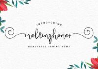 Meltinghones Font - Featured Image