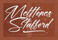 Melttones Stafford Font - Featured Image
