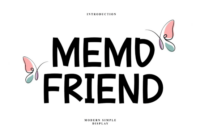 Memo Friend Font - Featured Image