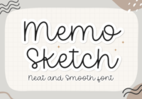 Memo Sketch Font - Featured Image