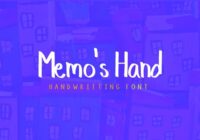 Memo's Hand Font - Featured Image