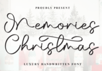 Memories Christmas Font - Featured Image