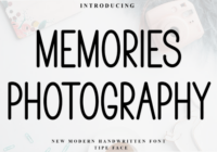 Memories Photography Font - Featured Image