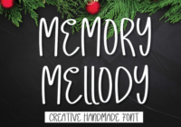 Memory Mellody Font - Featured Image