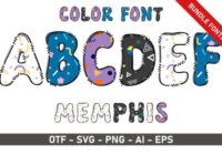 Memphis Bundle Font - Featured Image