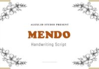Mendo Font - Featured Image