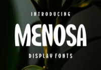 Menosa Font - Featured Image