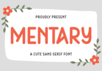 Mentary Font - Featured Image