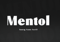 Mentol Font - Featured Image
