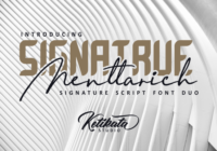 Menttarich Duo Font - Featured Image