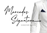 Mercedes Signature Font - Featured Image