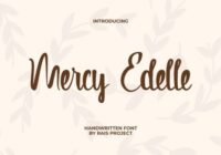 Mercy Edelle Font - Featured Image