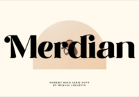 Merdian Font - Featured Image