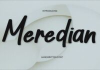 Meredian Font - Featured Image