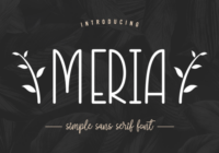 Meria Font - Featured Image