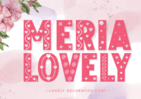 Meria Lovely Font - Featured Image