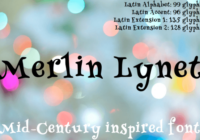 Merlin Lynet Font - Featured Image