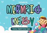 Mermaid Enjoy Font - Featured Image