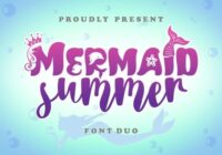Mermaid Summer Duo Font - Featured Image
