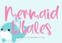 Mermaid Whales Font - Featured Image