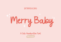 Merry Babe Font - Featured Image