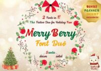 Merry Berry Duo Font - Featured Image