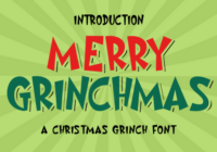 Merry Grinchmas Font - Featured Image