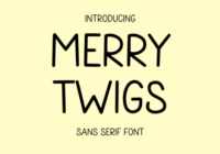 Merry Twigs Font - Featured Image