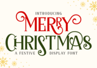 Merrychristmas Regular Font - Featured Image