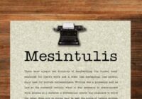 Mesintulis Font - Featured Image