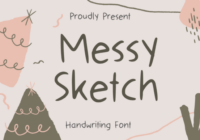 Messy Sketch Font - Featured Image