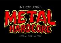 Metal Hardcore Font - Featured Image